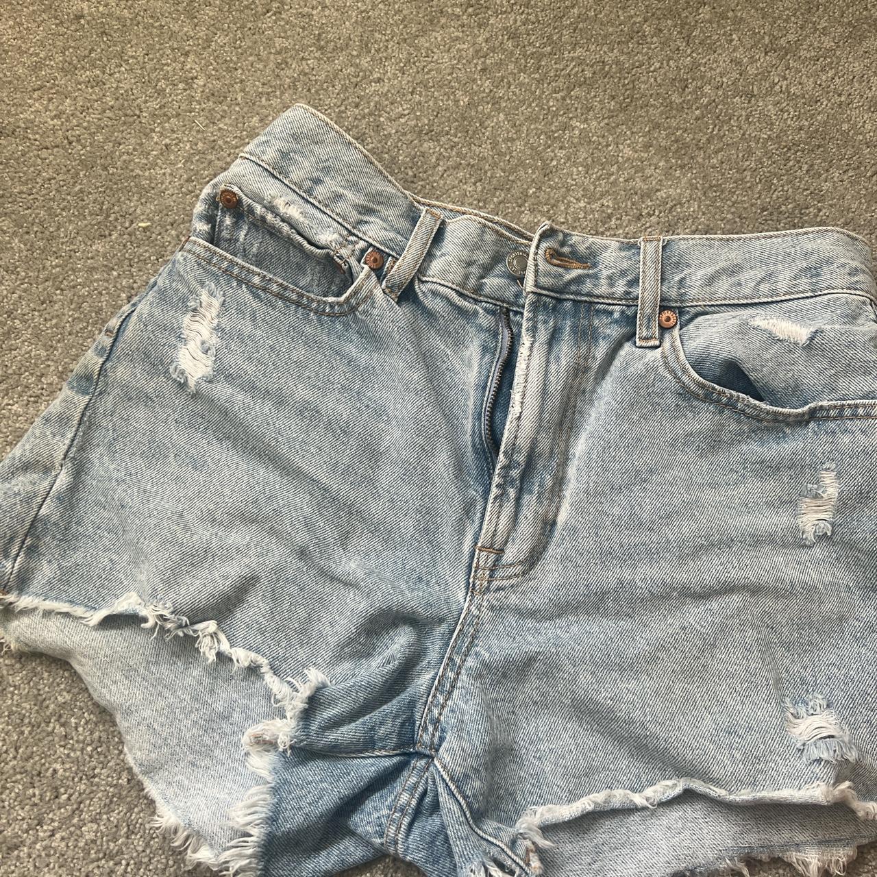 Sports girl denim shorts ! good condition only... Depop