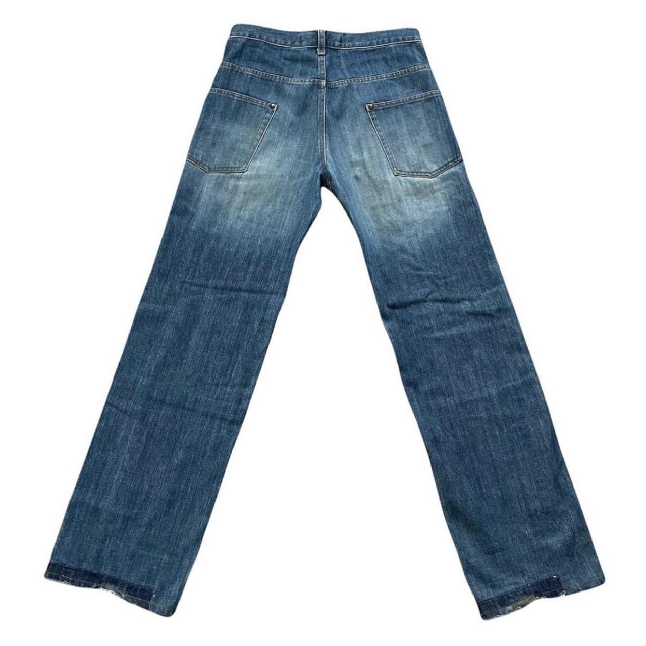 Maison Mihara Yasuhiro Men's Blue and Navy Jeans (2)