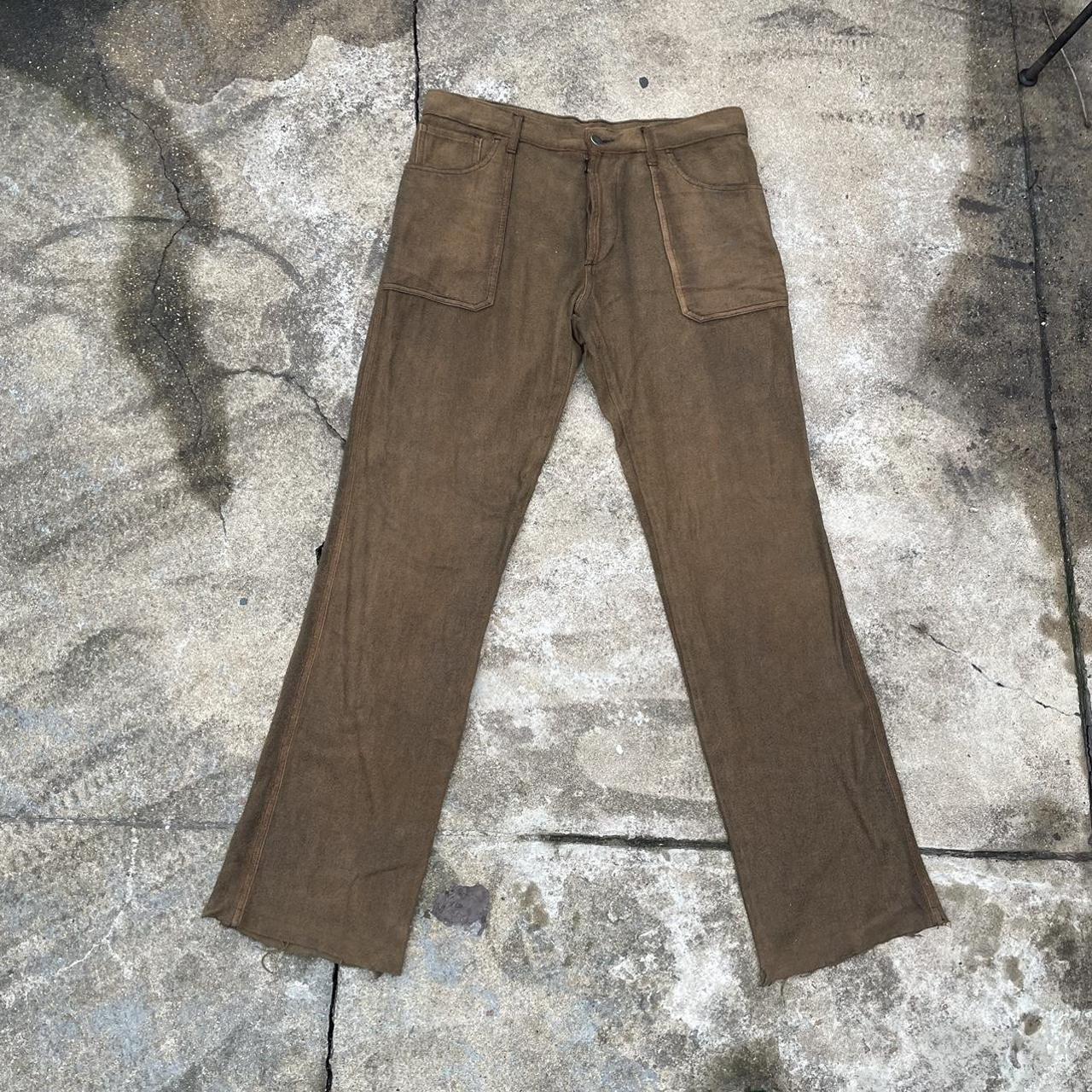 パンツ 1990s martin margiela brown slacks 1990s martin margiela brown slacks