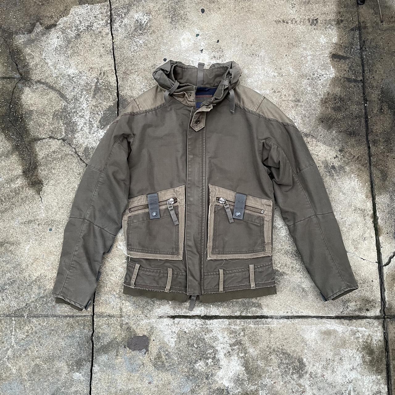 Y2K】MA-1 ファー付き短丈flight jacket光沢 archive archive MA-1