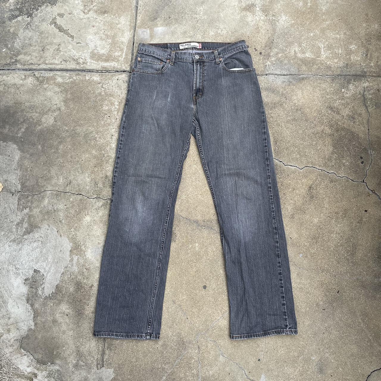 vintage levis bootcut 559 charcoal black washed grey