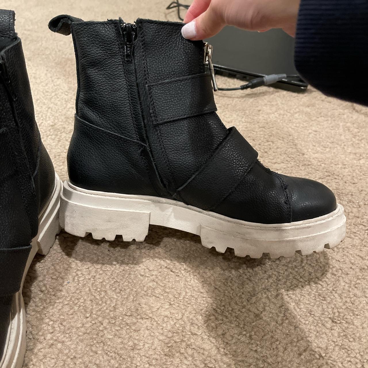 Dolce Vita Women's Black and Cream Boots (3)