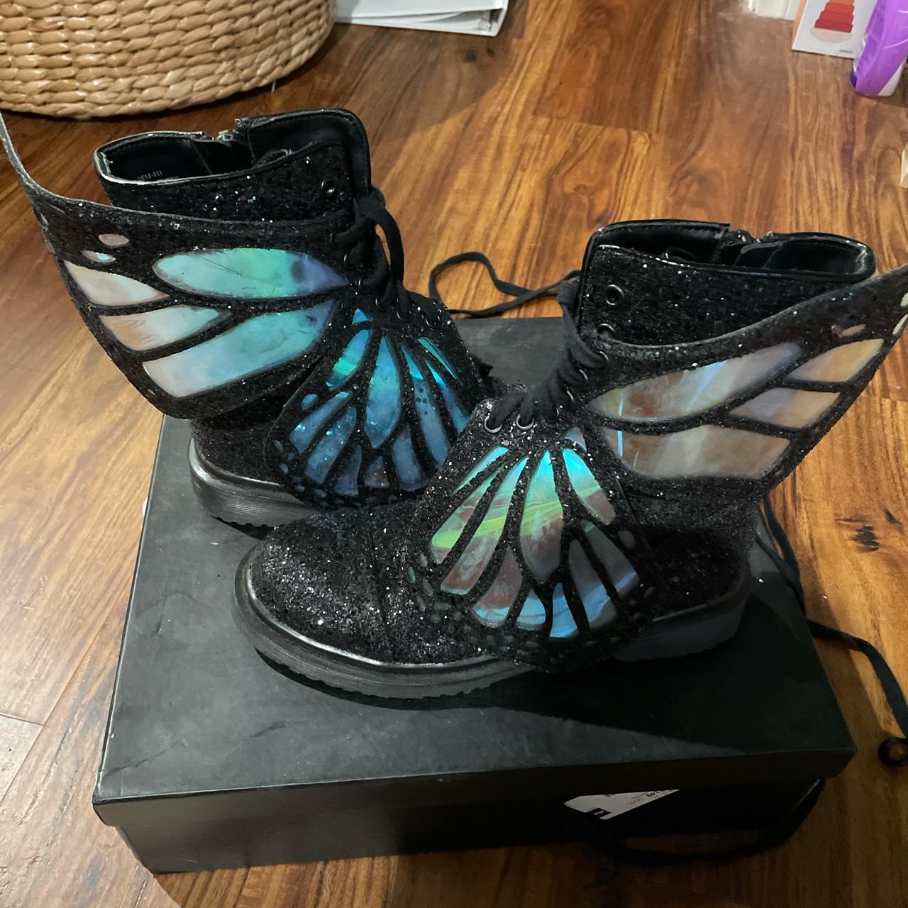 Butterfly wing boots hot sale dolls kill