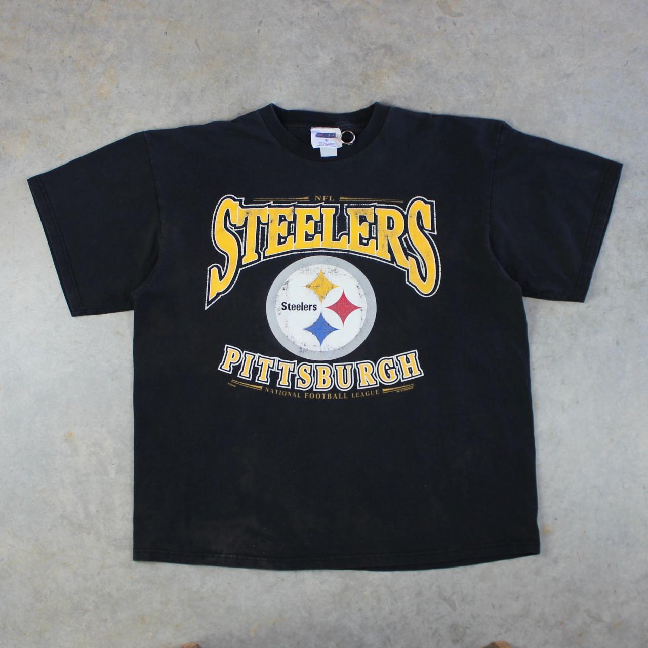 Vintage Bleached Pittsburgh Steelers Shirt