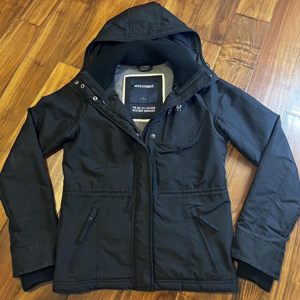 Abercrombie Windbreaker Winter Jacket with... Depop