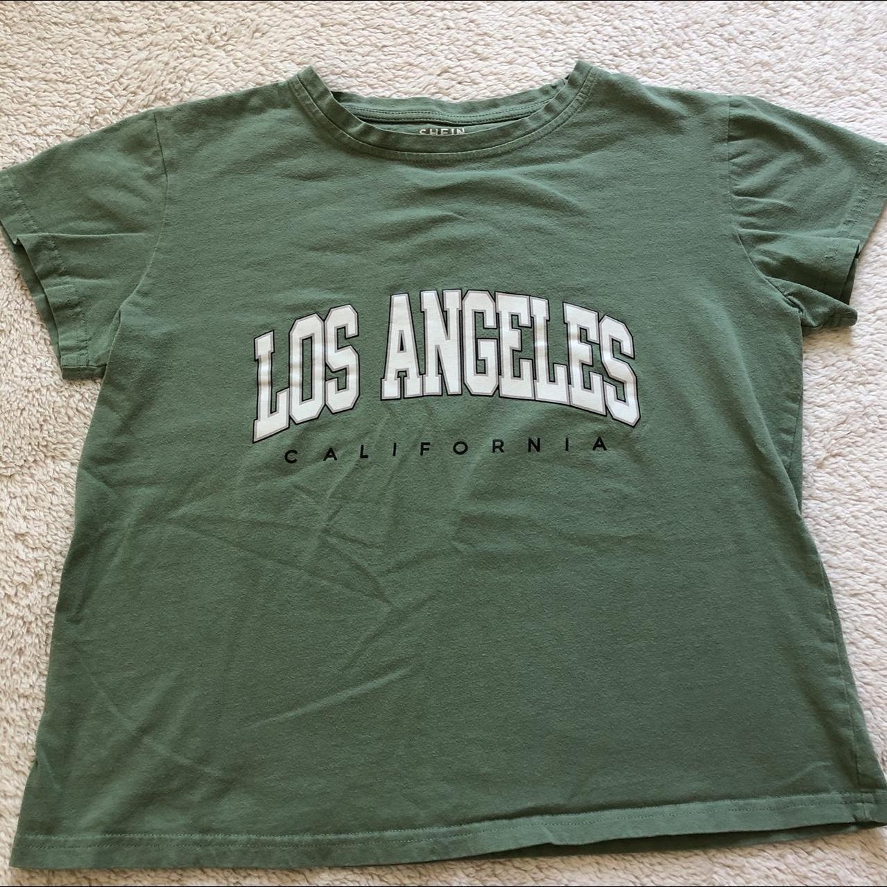 Shein Los Angeles Green Shirt | L