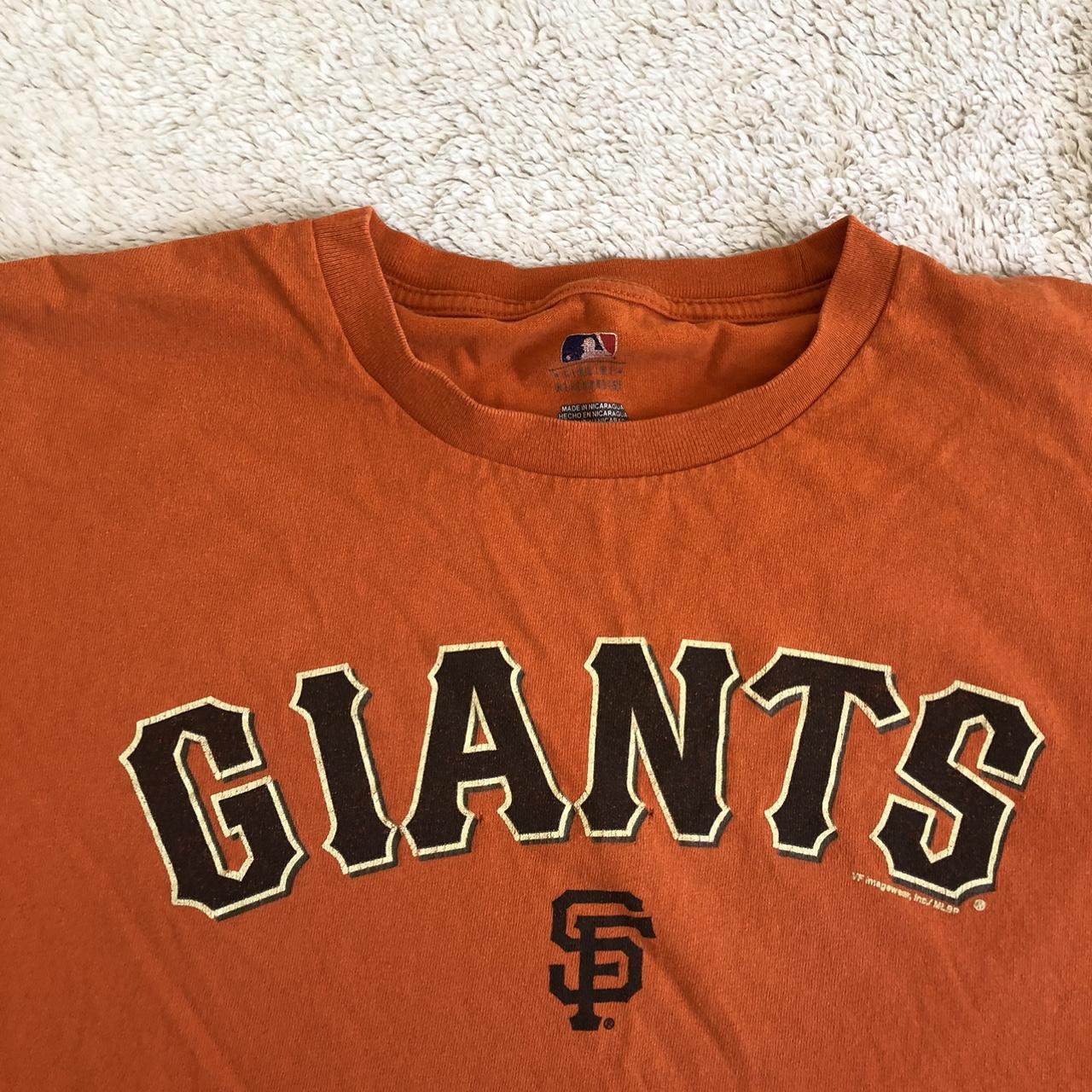 Men's San Francisco Giants orange size XL T-shirt - Depop