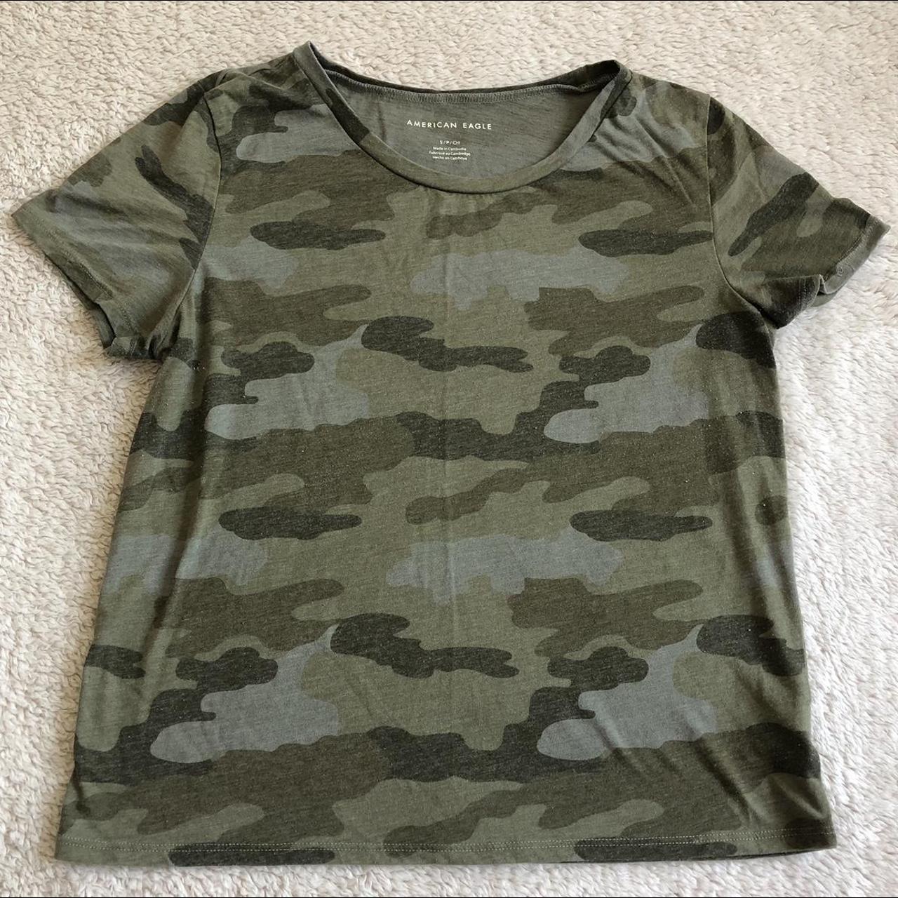 American eagle 2025 camo shirt womens