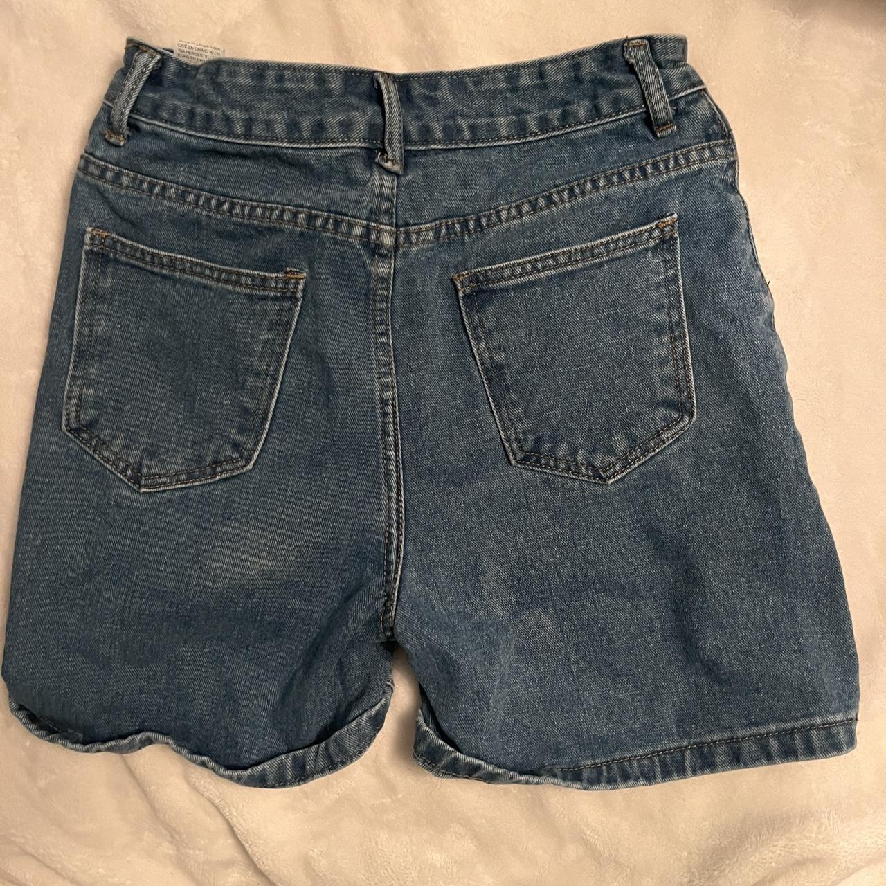 long shein jorts been worn once #jorts #summer... - Depop