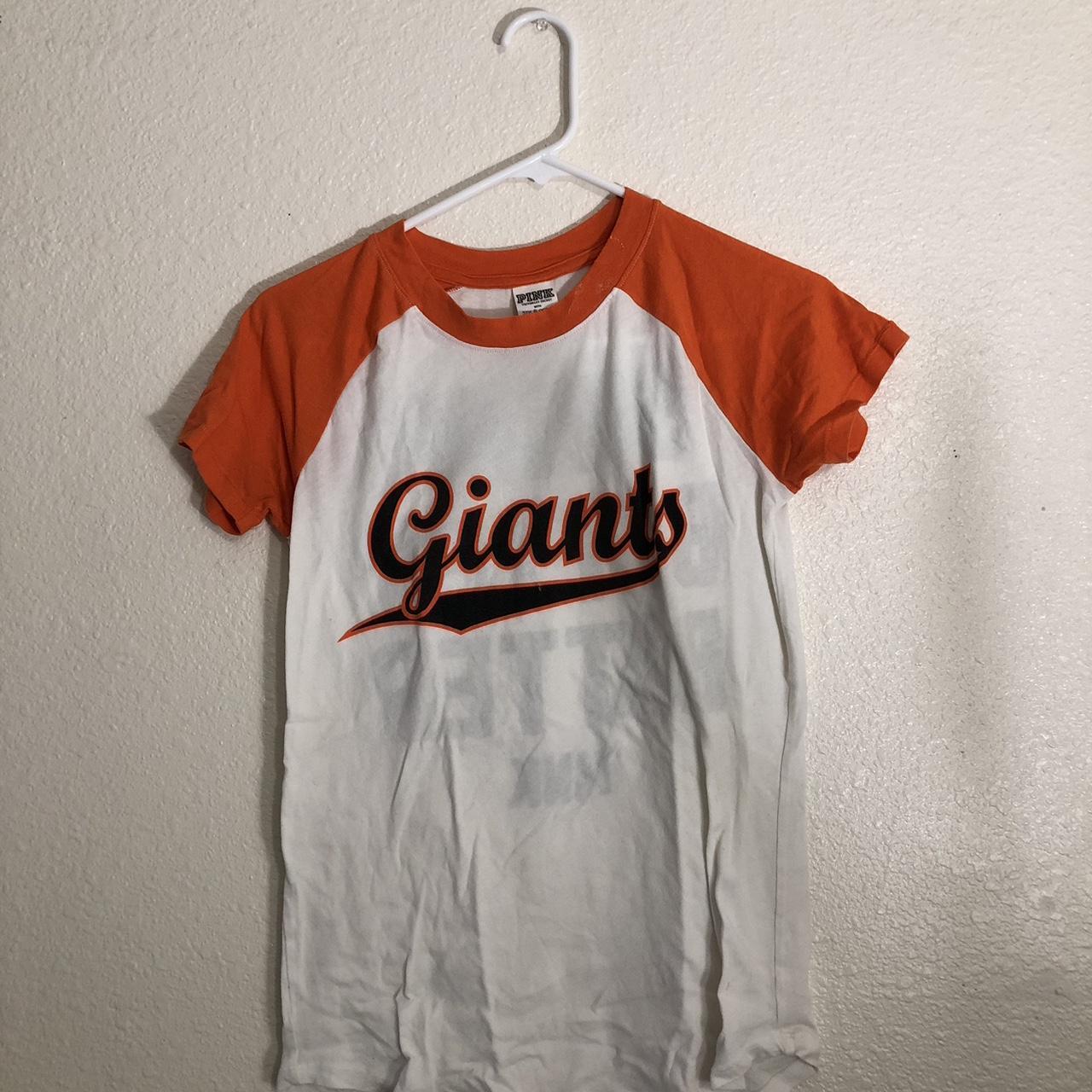 VS Pink SF Giants Baseball Shirt ✨ Victoria's - Depop