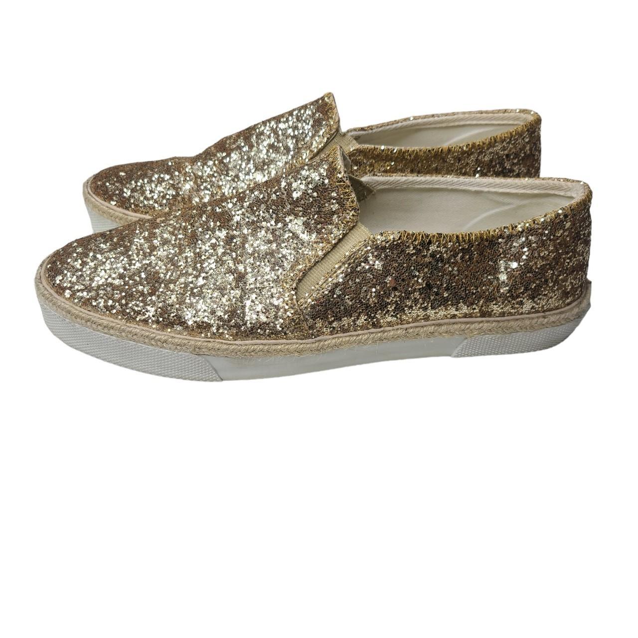 Gold glitter best sale jack rogers