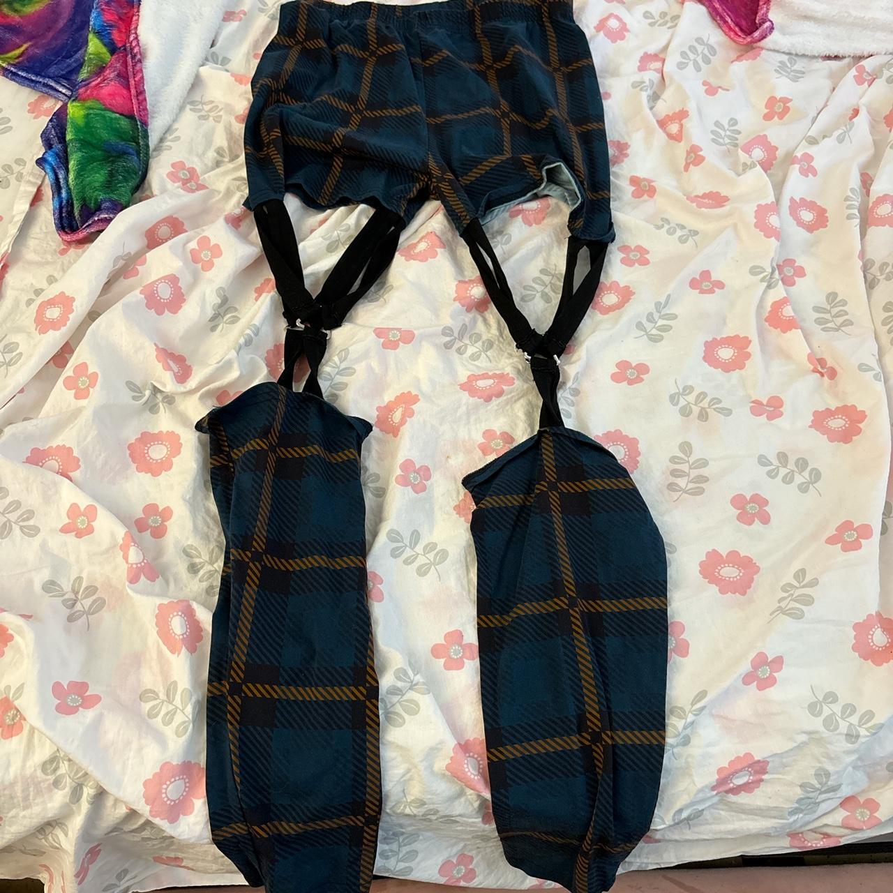 Tan best sale plaid leggings