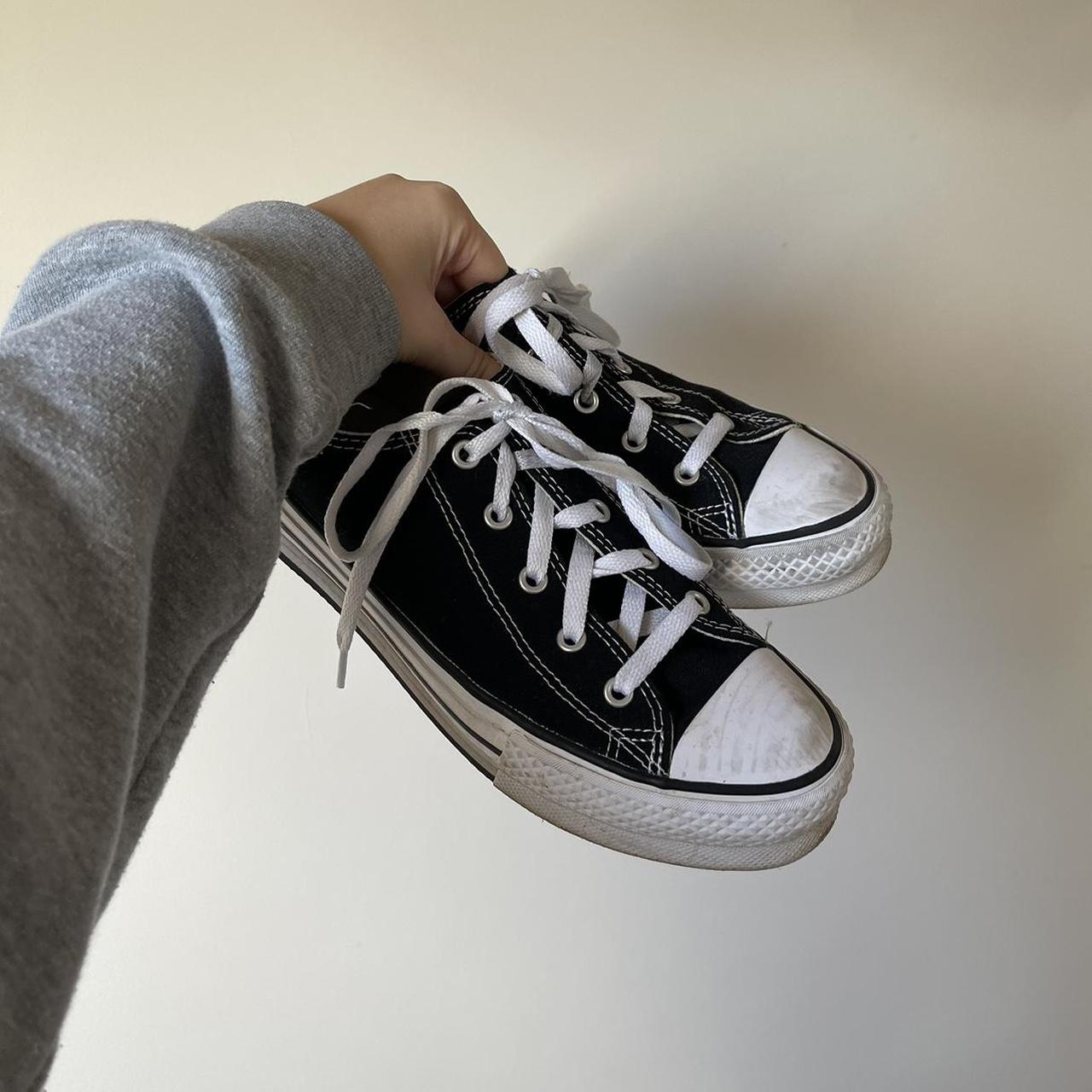 white converse size 4