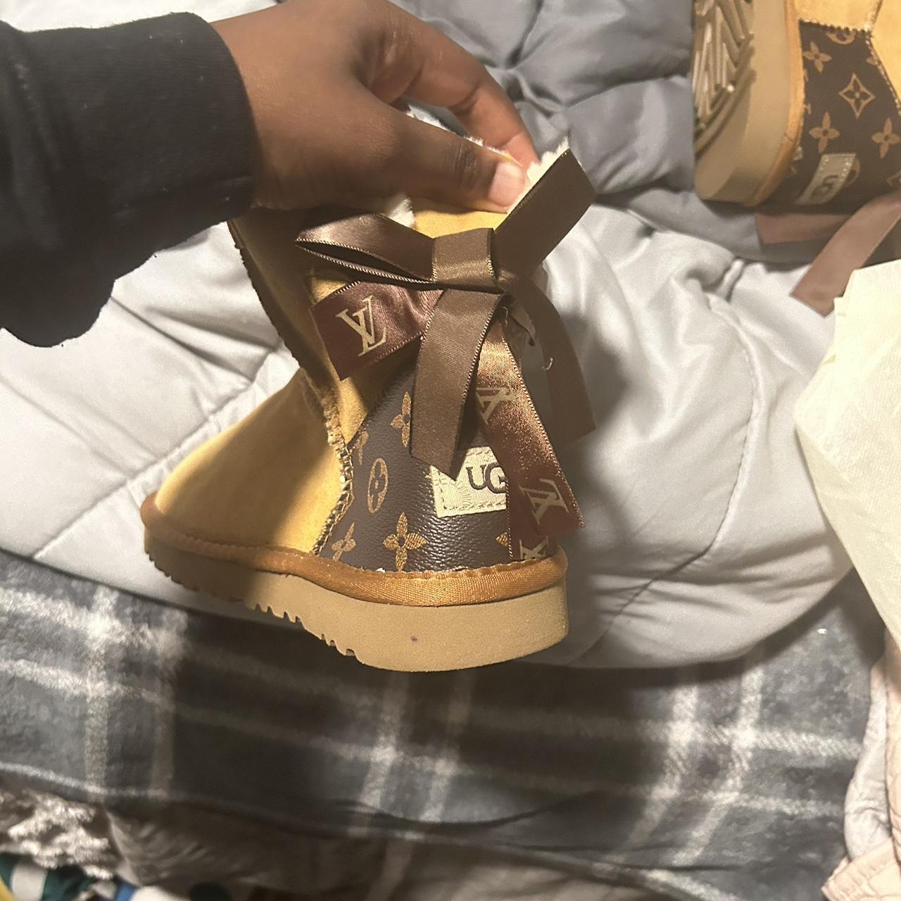 Custom LV Uggs they are just to small for me - Depop