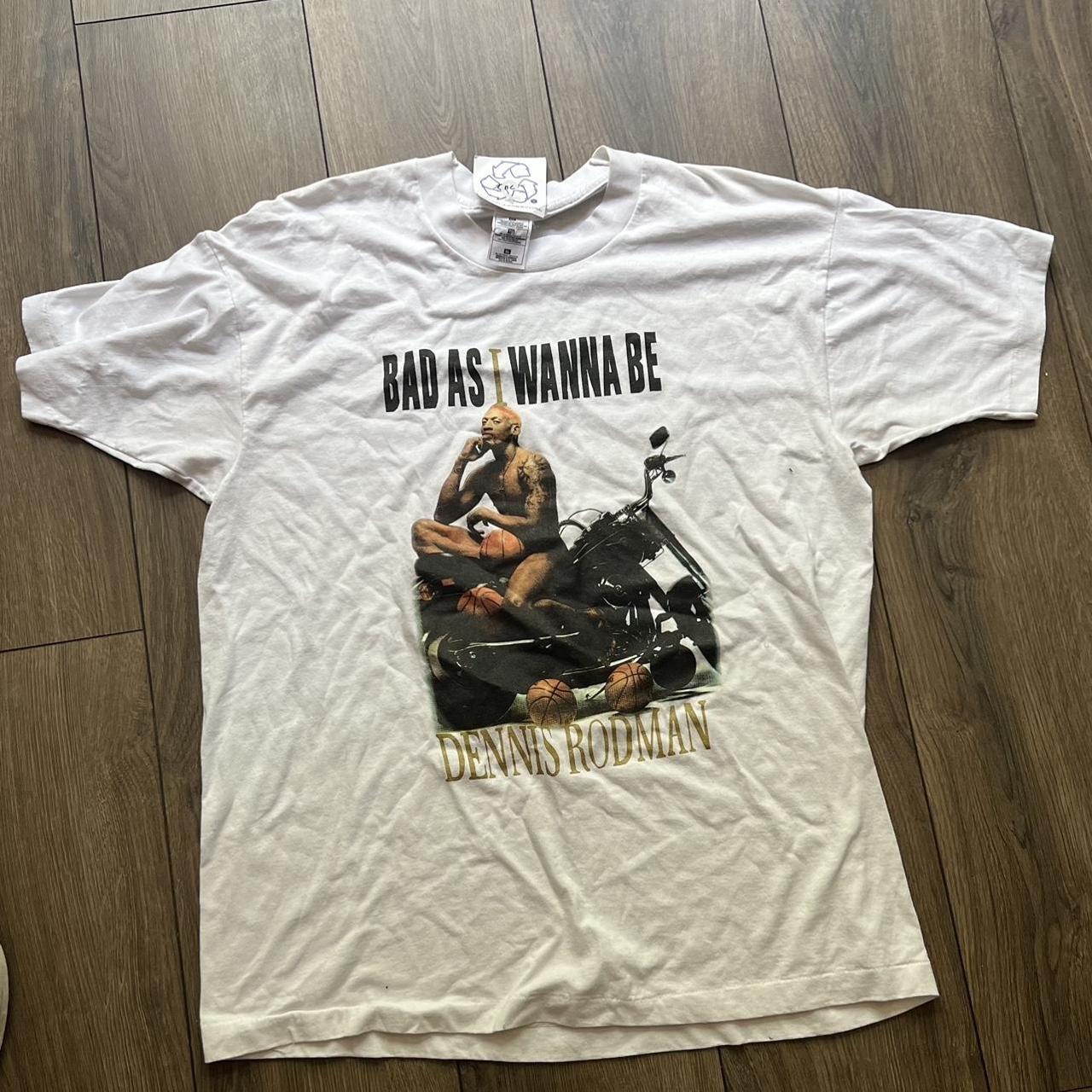 Rodman Apparel Bad As I Wanna Be Cream T-Shirt