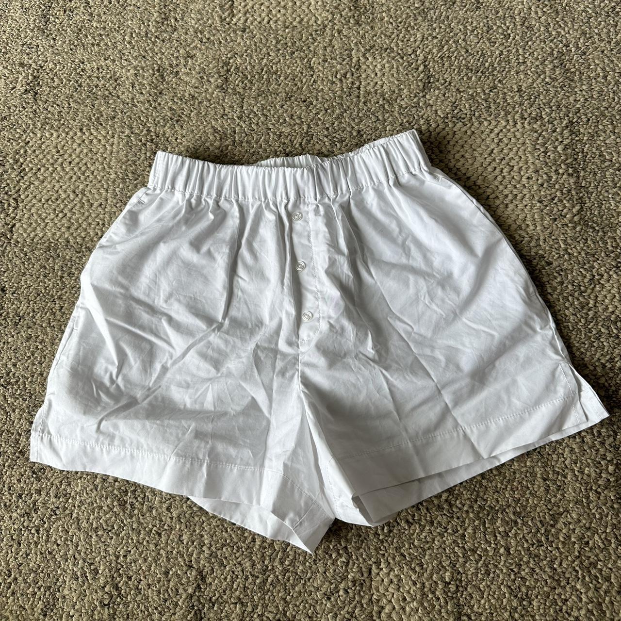 ASOS Women's White Shorts | Depop