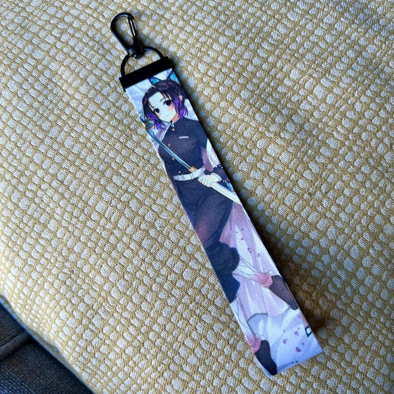 Handmade Anime Shinobu Kocho Demon Slayer Wristlet... - Depop