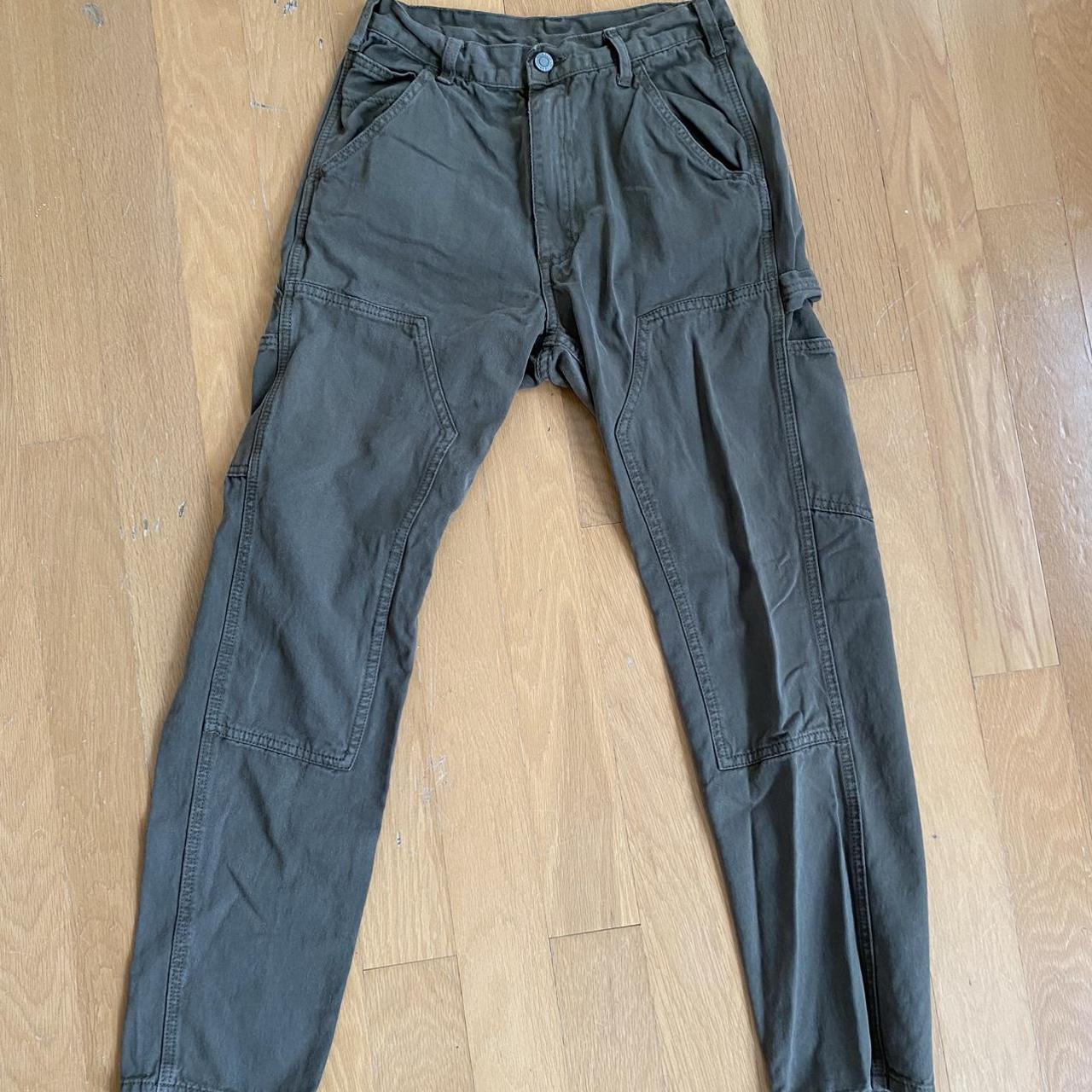 Brandy Melville army green Jane cargo pants. Size M,... Depop
