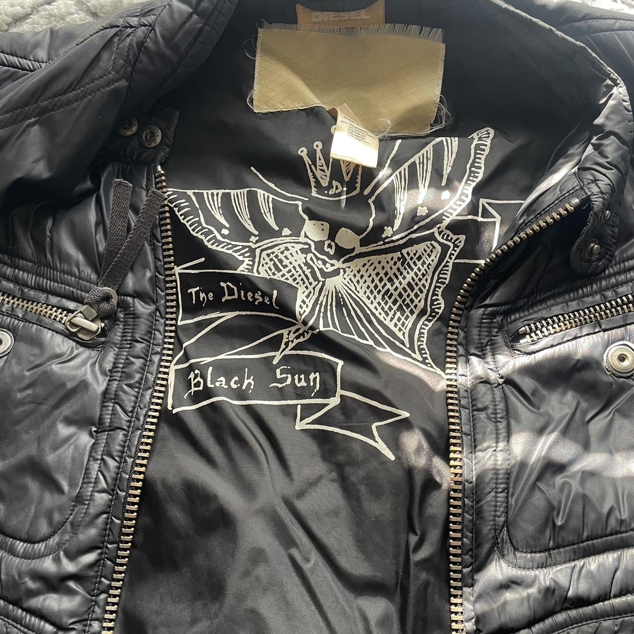 Diesel Men's Black Jacket | Depop