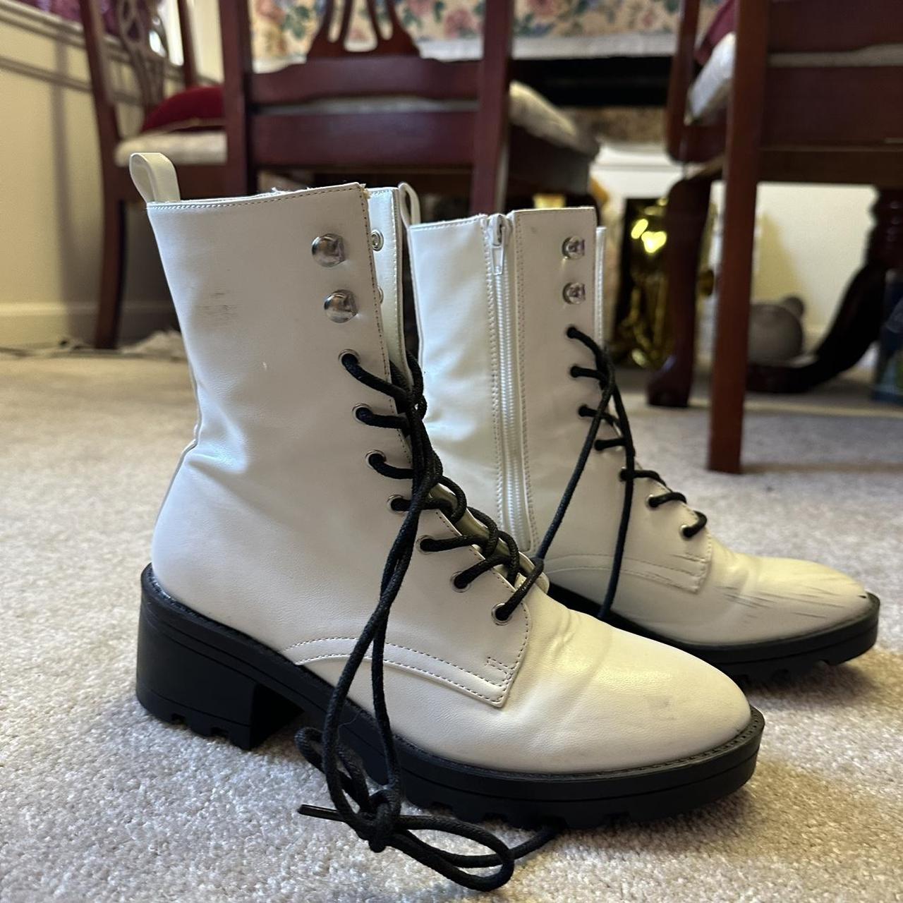 Womens White Boots Depop 3361