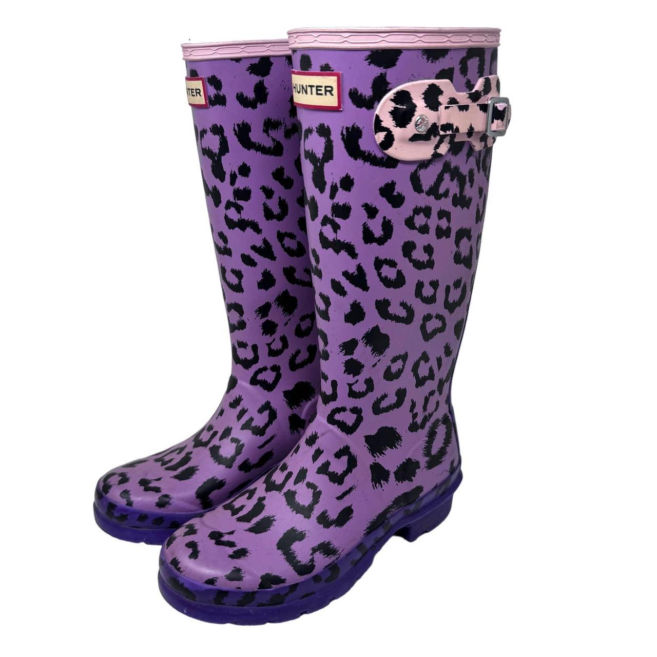 Leopard print hunter on sale boots