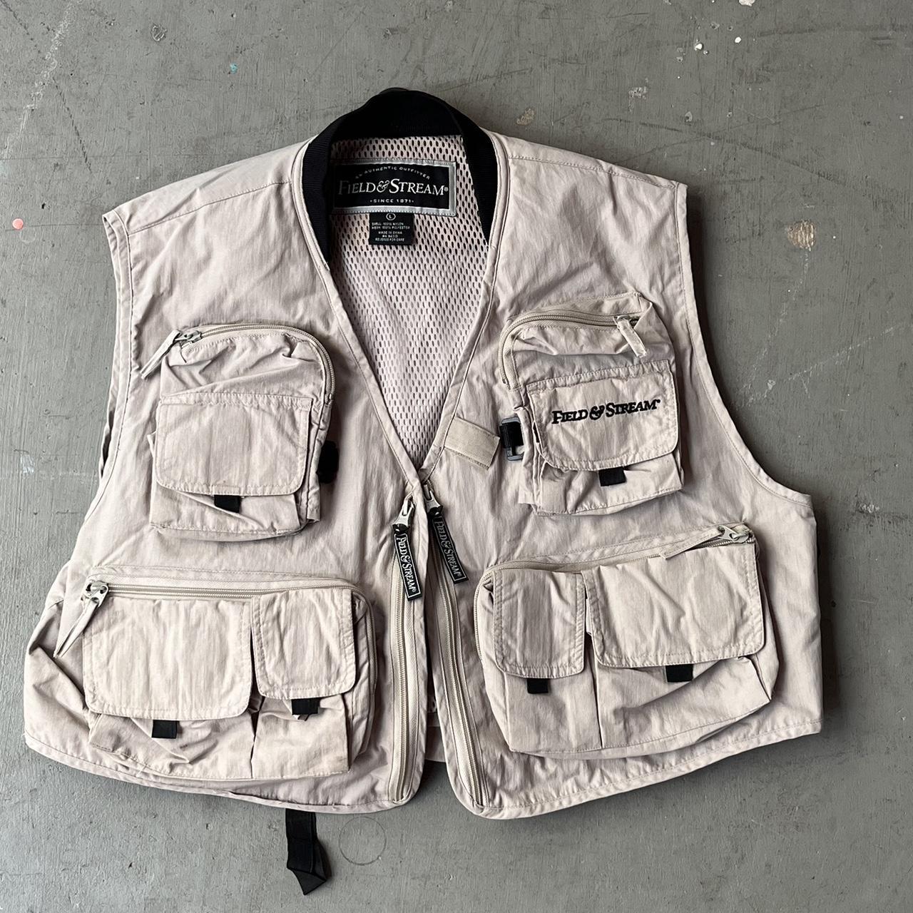 Fishing zip up vest Field and stream brand Depop