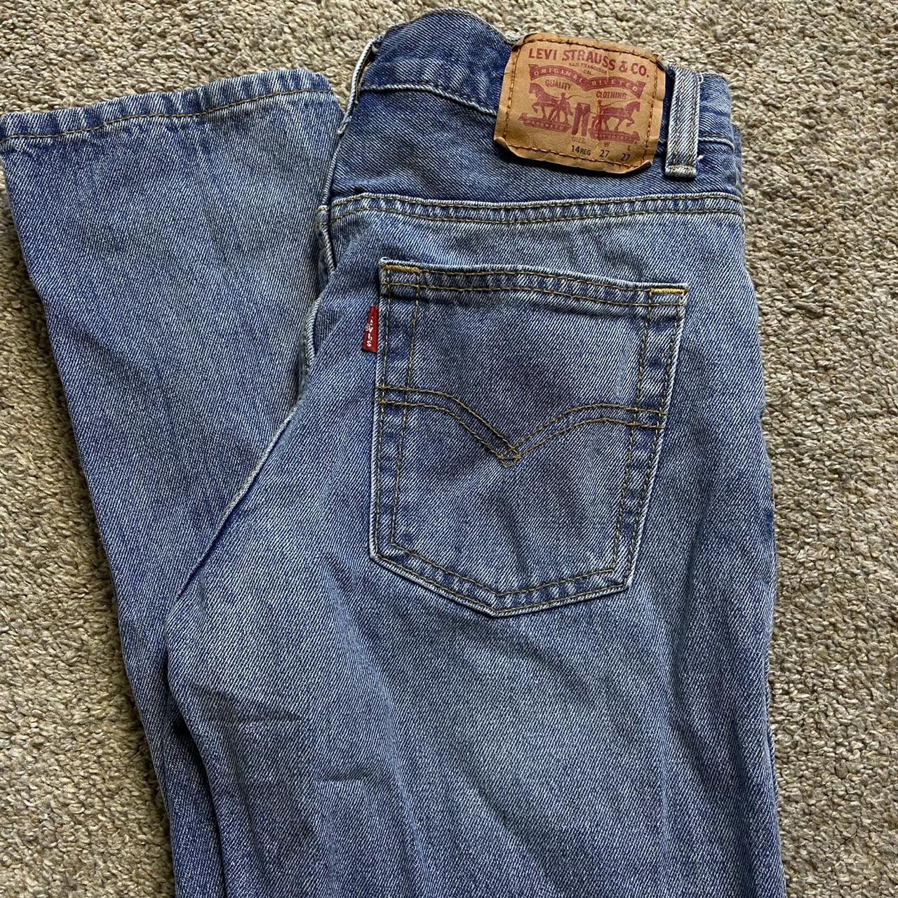 Levi’s Youth Blue Jeans Size 14 regular As is as... - Depop