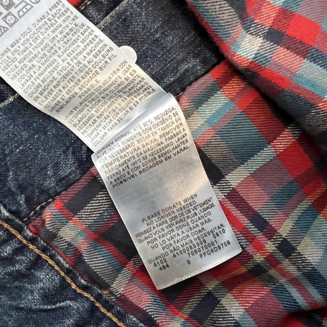 Levi’s Plaid Lined Denim Jacket super clean, size... - Depop