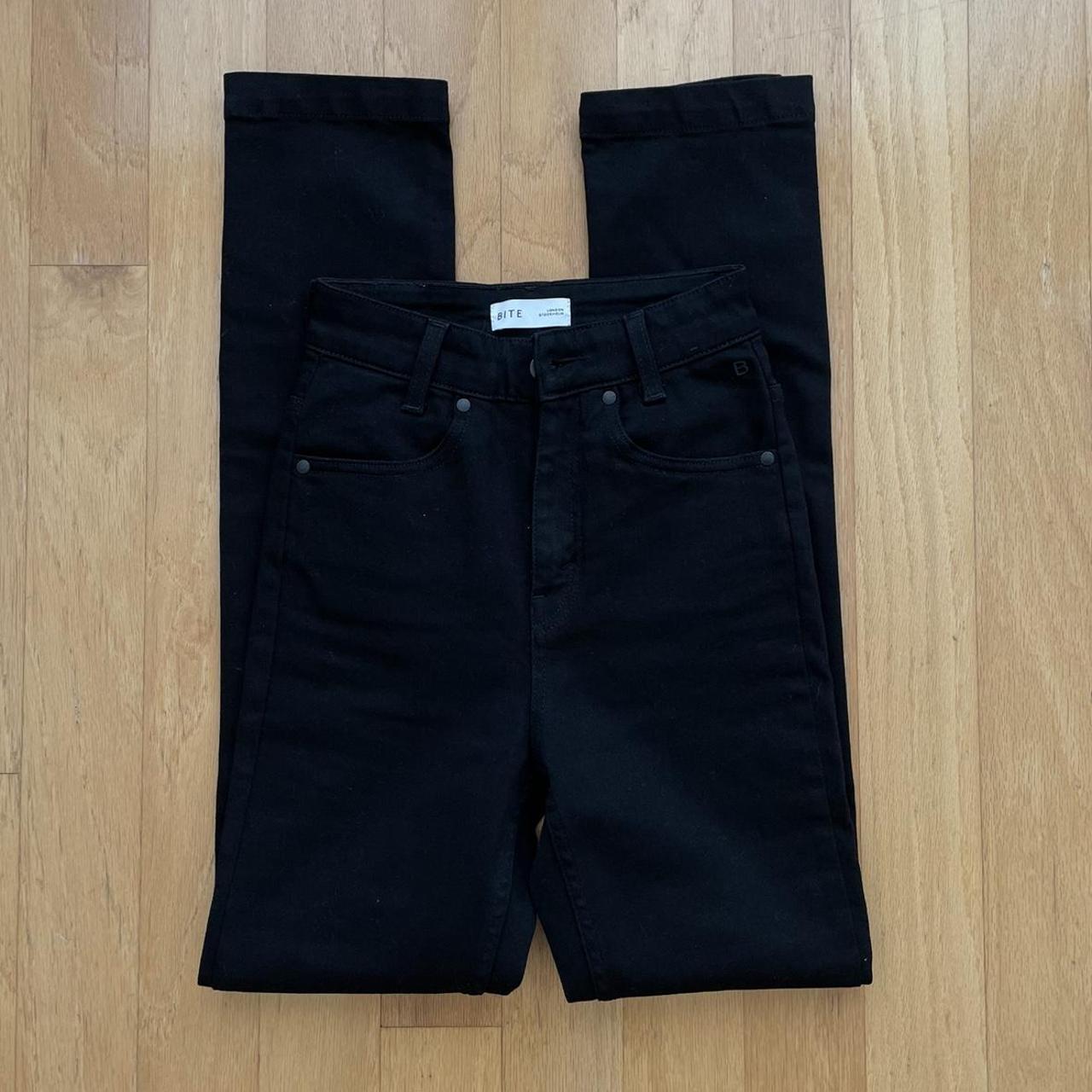 BITE Black Slim Eco Jeans from SSENSE Size 24,... - Depop