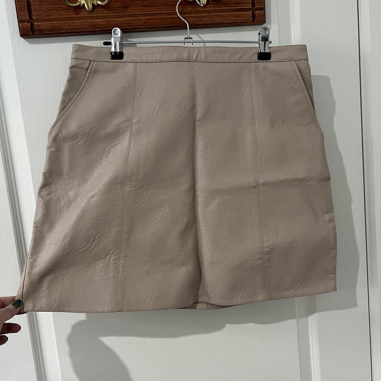 Faux leather shop skirt dotti