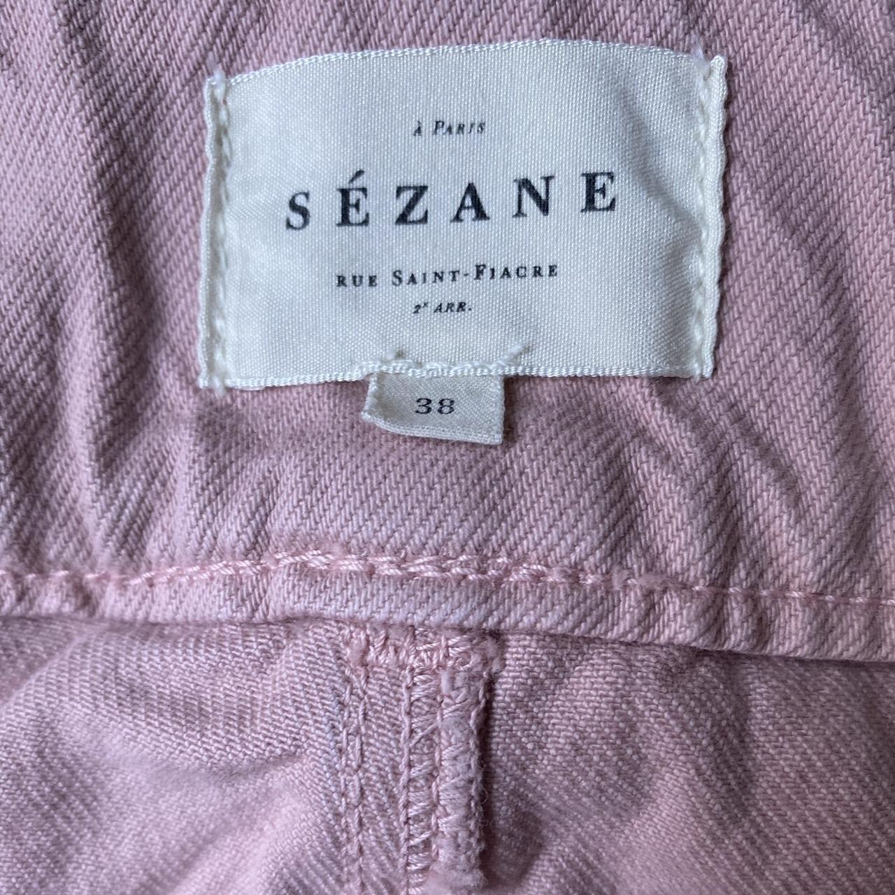 Sézane Sam jeans; Colour: Rose; Size: 38 (closer to... - Depop