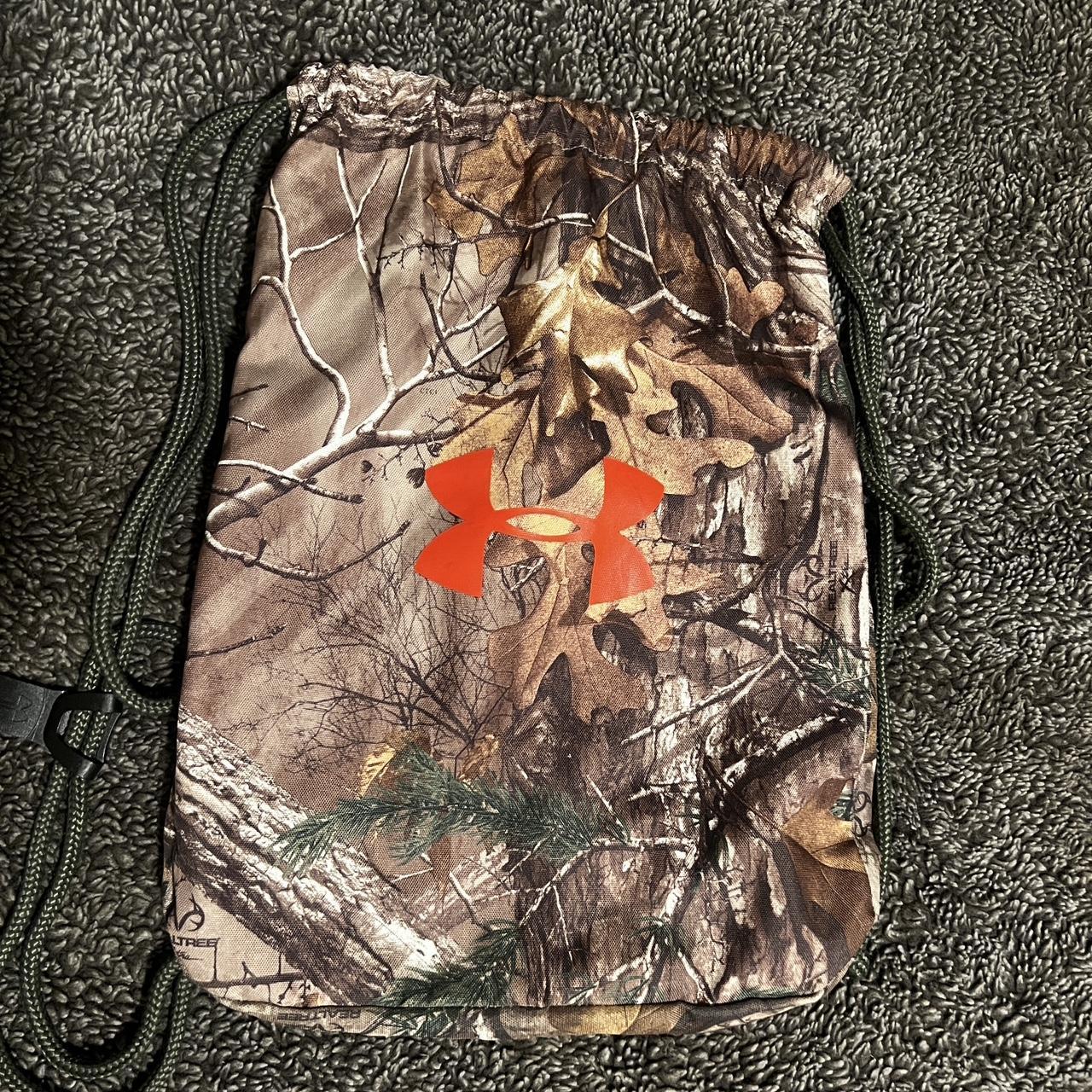 Under armour deals camo drawstring bag