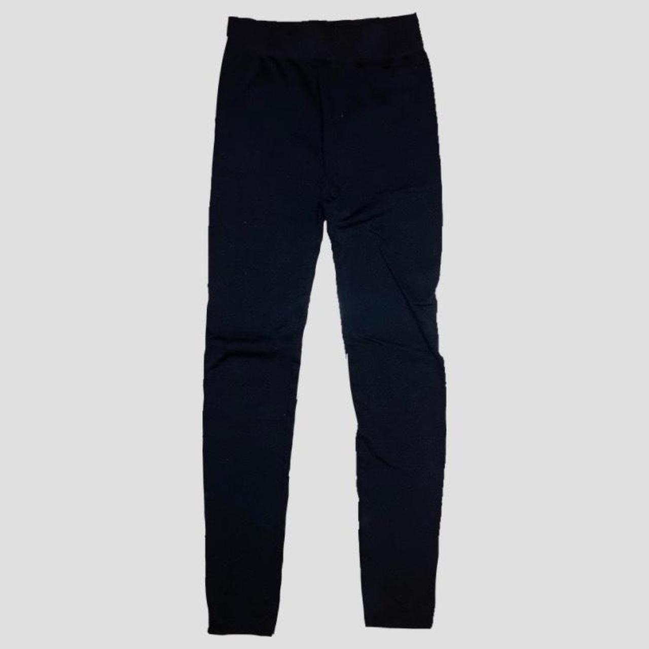black fleece lined leggings not see through!!! best... Depop