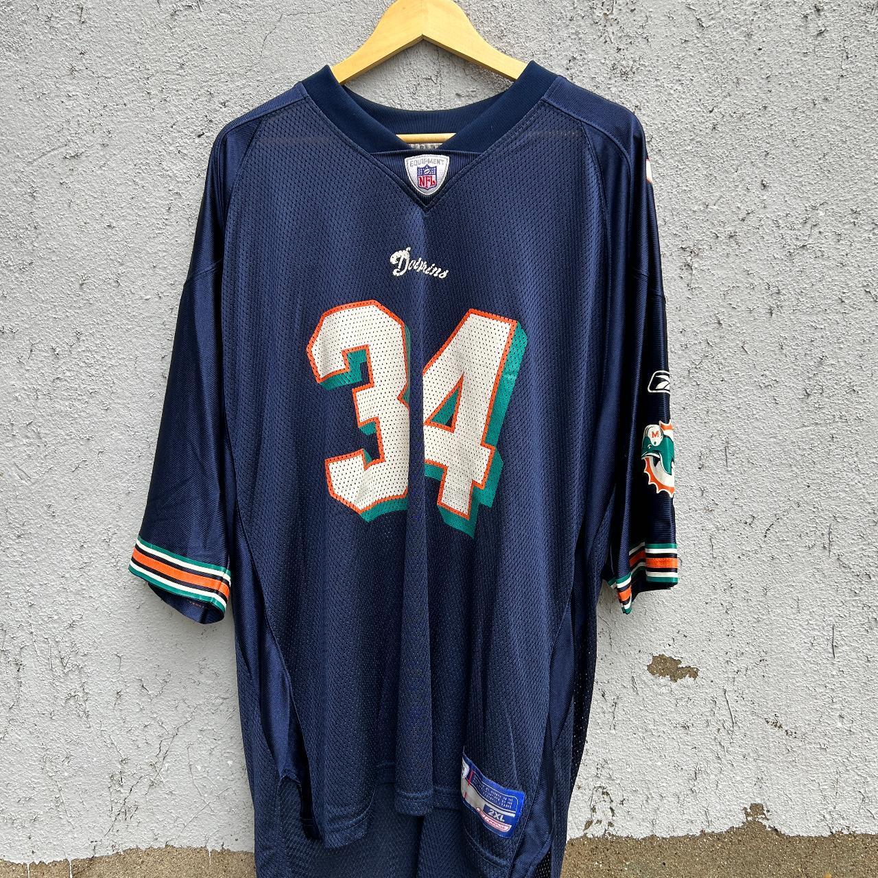 Reebok NFL R Williams 34 Miami Dolphins Jersey Men - Depop