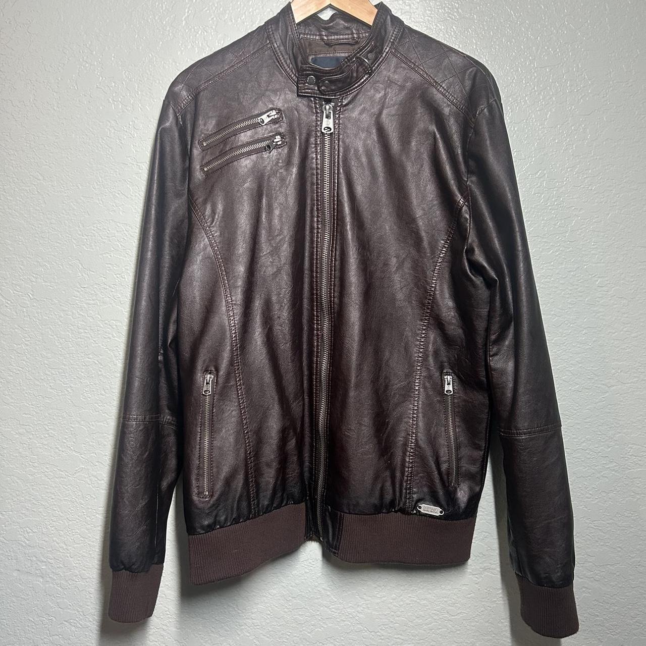 David bitton buffalo hot sale leather jacket