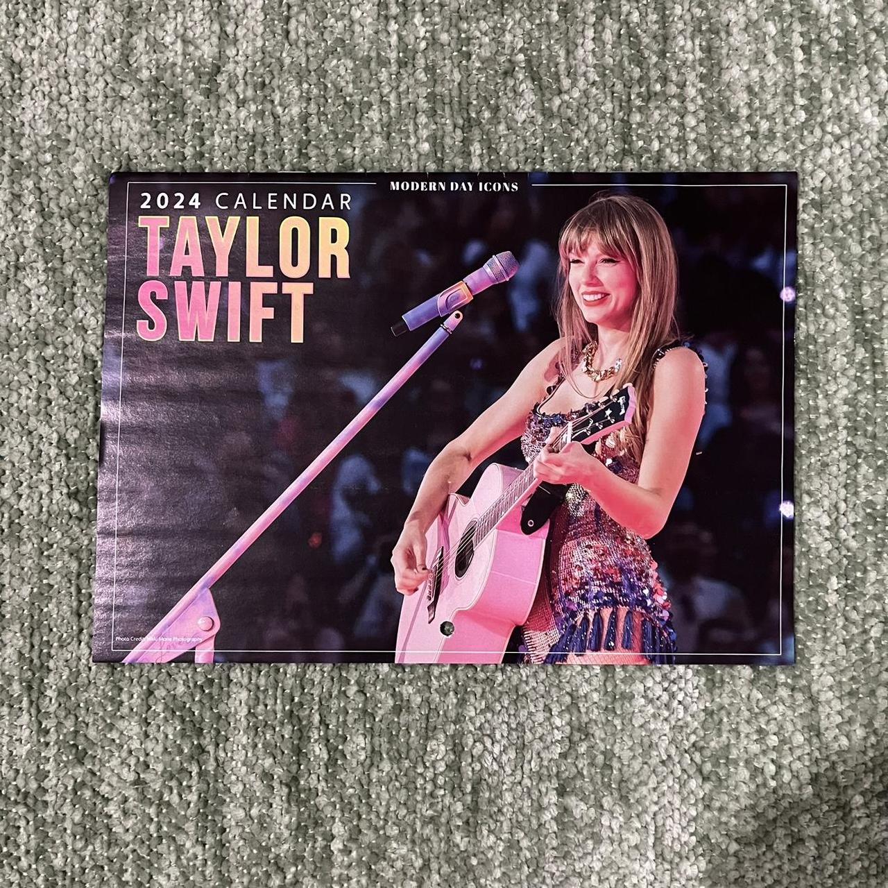 Taylor Swift 2024 Calendar Jan-Dec 2024 8.5” x - Depop