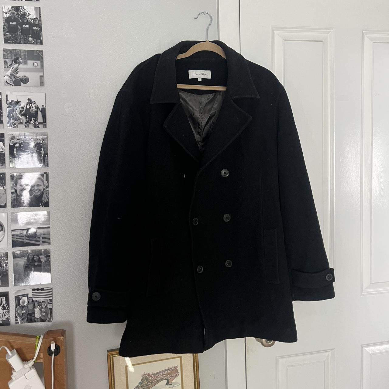 Calvin Klein pea coat! - Depop