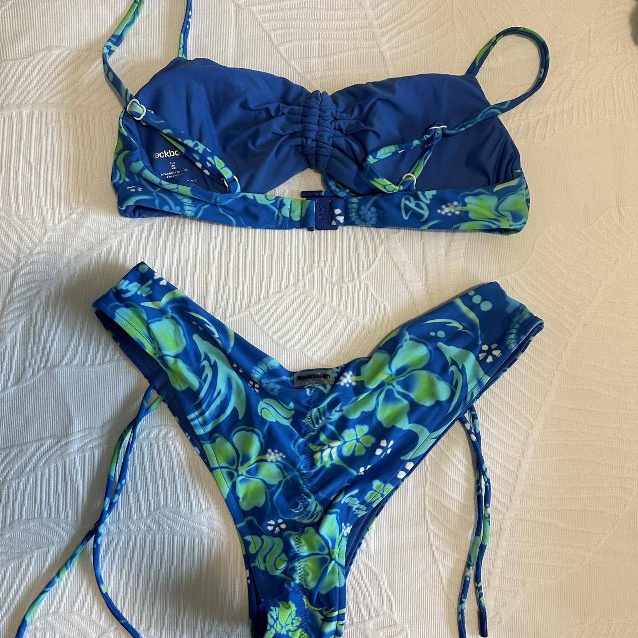 Blackbough bikini set blue seahorse patt Worn once... - Depop