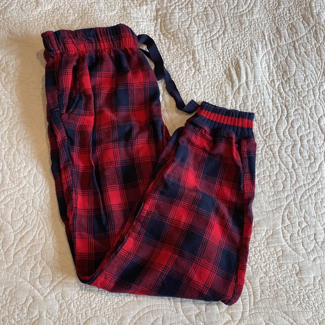 Red and black sales striped pajama pants