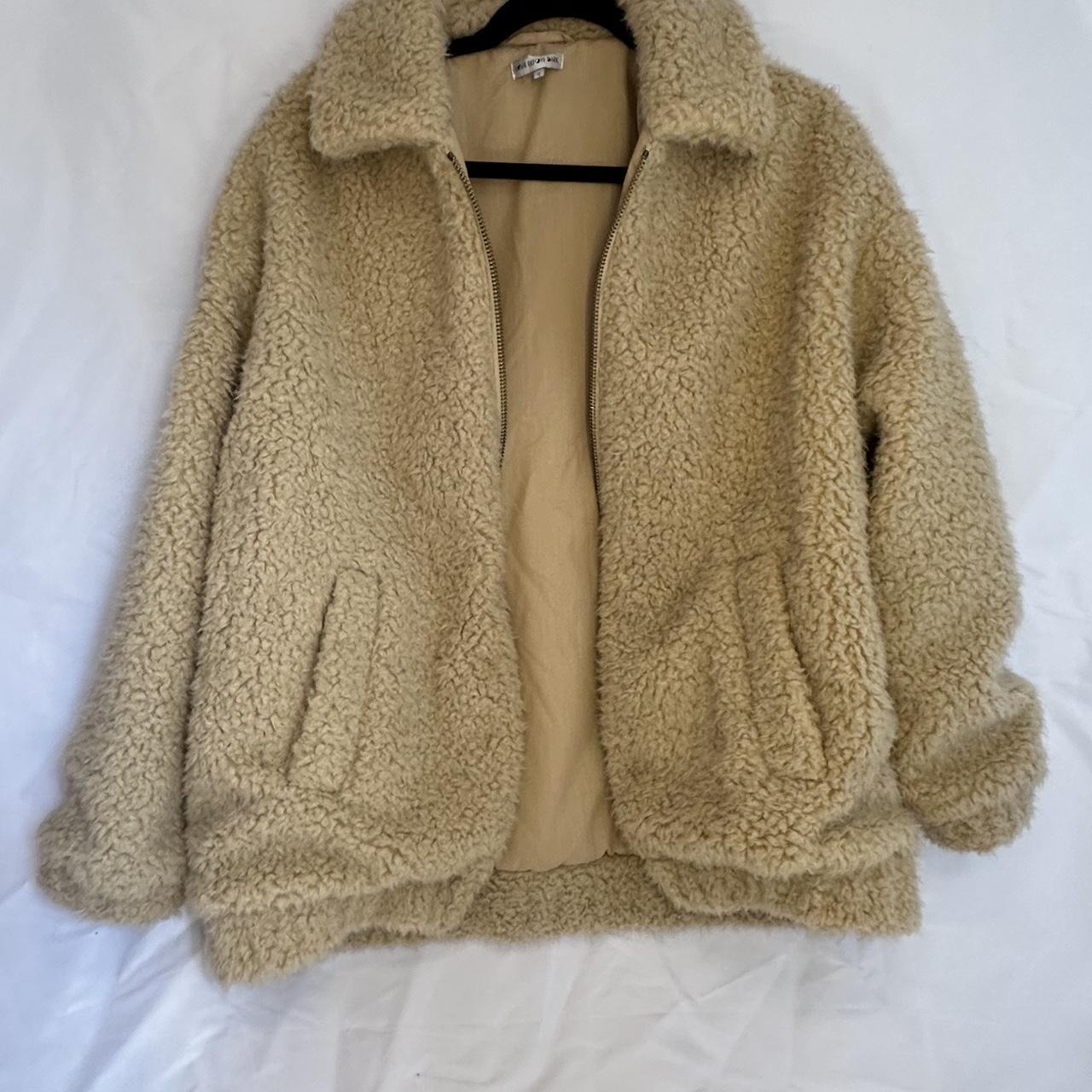 Light before clearance dark teddy jacket