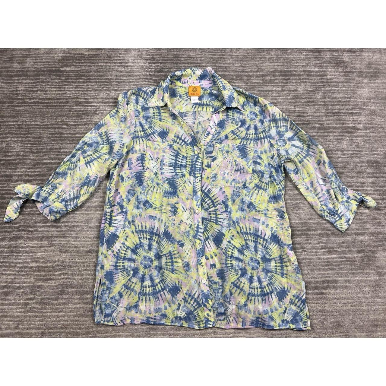 Ruby Rd. Women's Blouse - Multi - L – Ruby Rd Top… - image 1