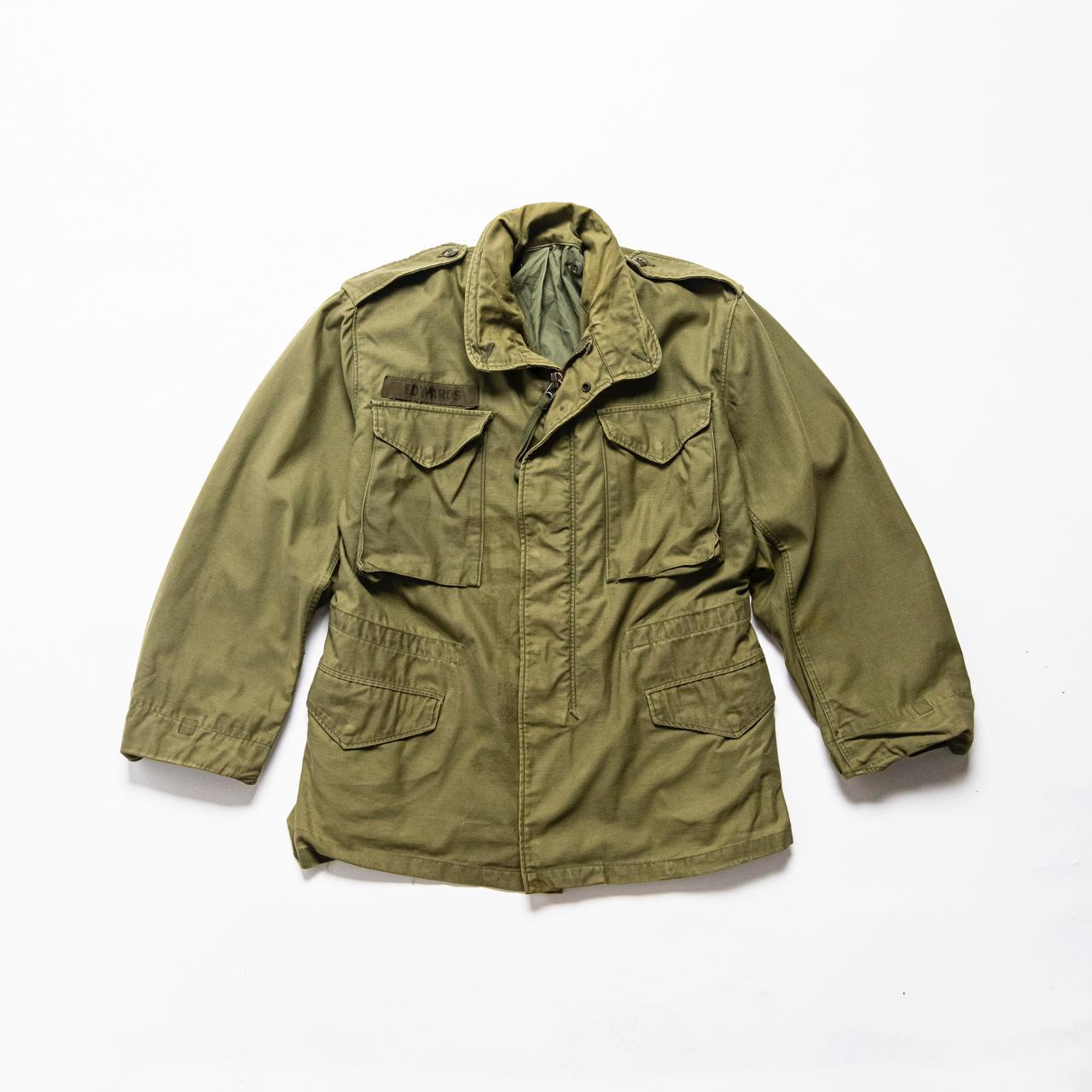 Vintage Alpha Industries OG-107 offers Field Jacket M65 Army Green