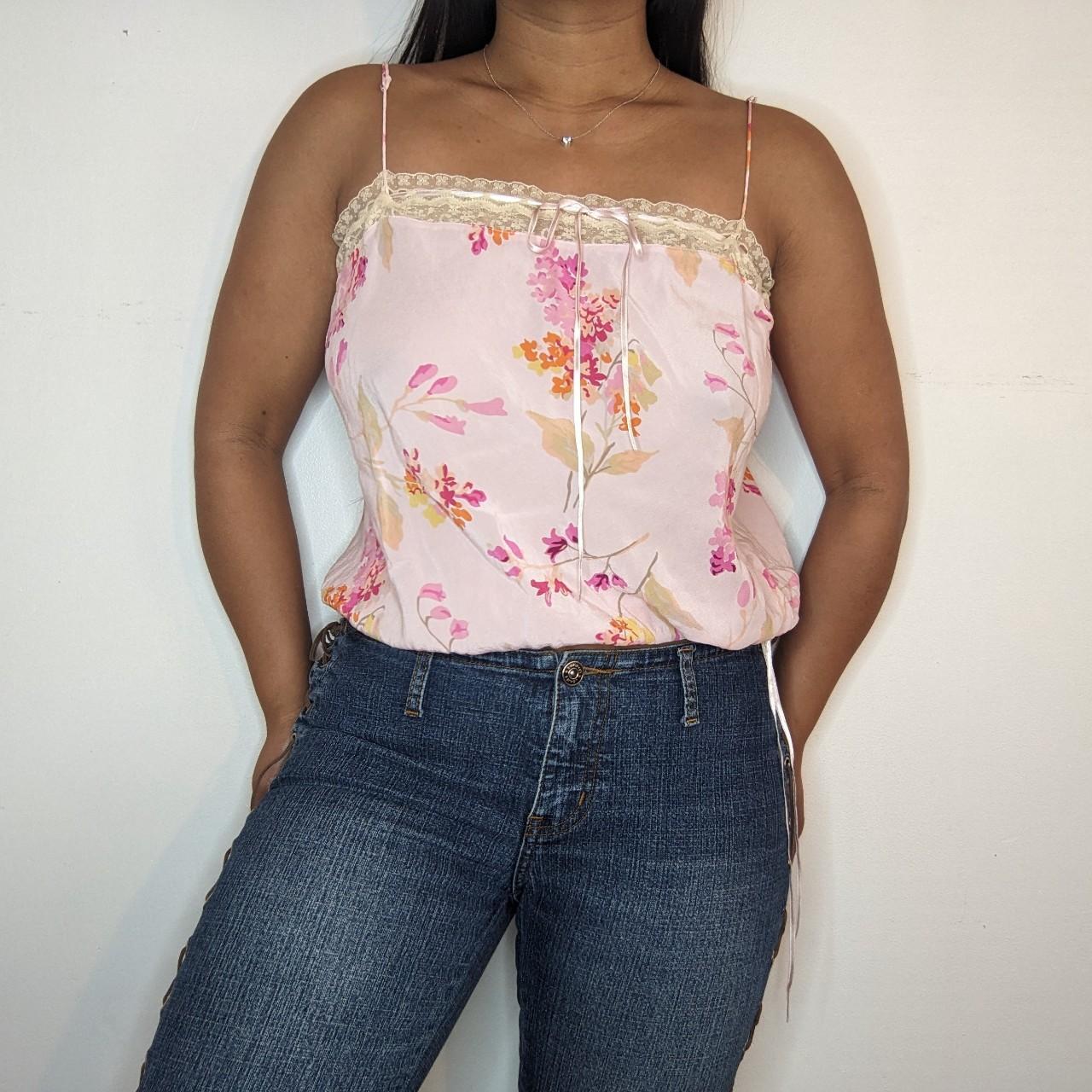 Y K Coquette Milkmaid Cami Vintage Early S Depop