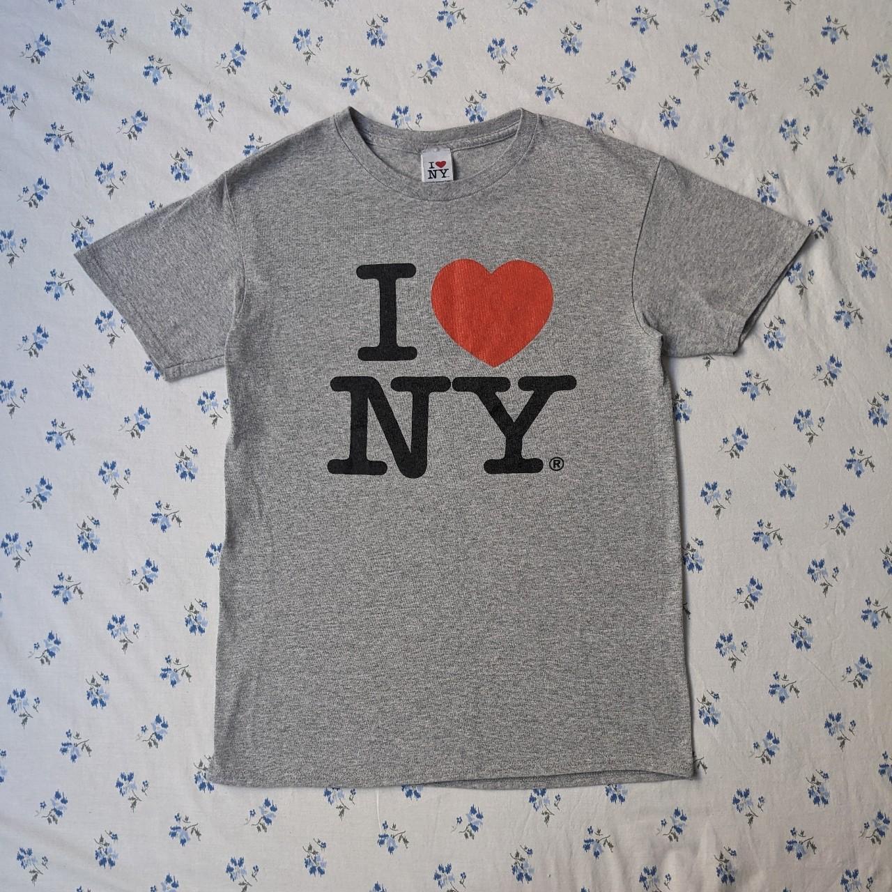 I ❤️ NY T-shirt Gray I ❤️ NY tee t shirt Size S (mens... - Depop