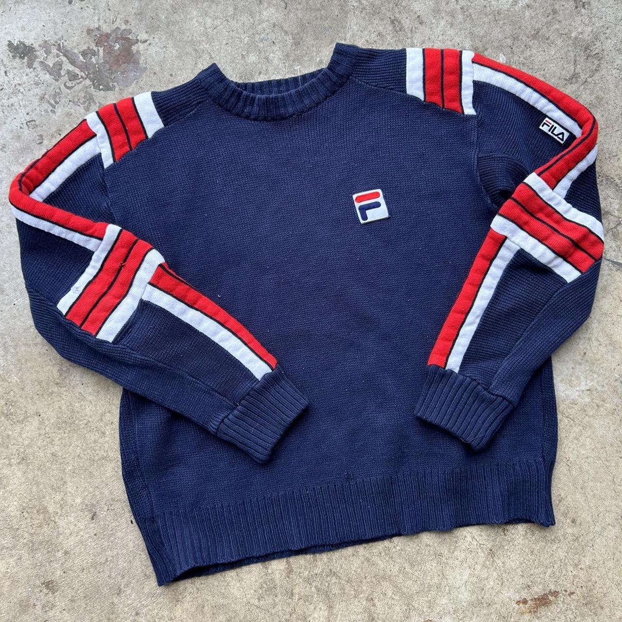 Sporty vintage 80s Fila sweater I ve never seen a Depop