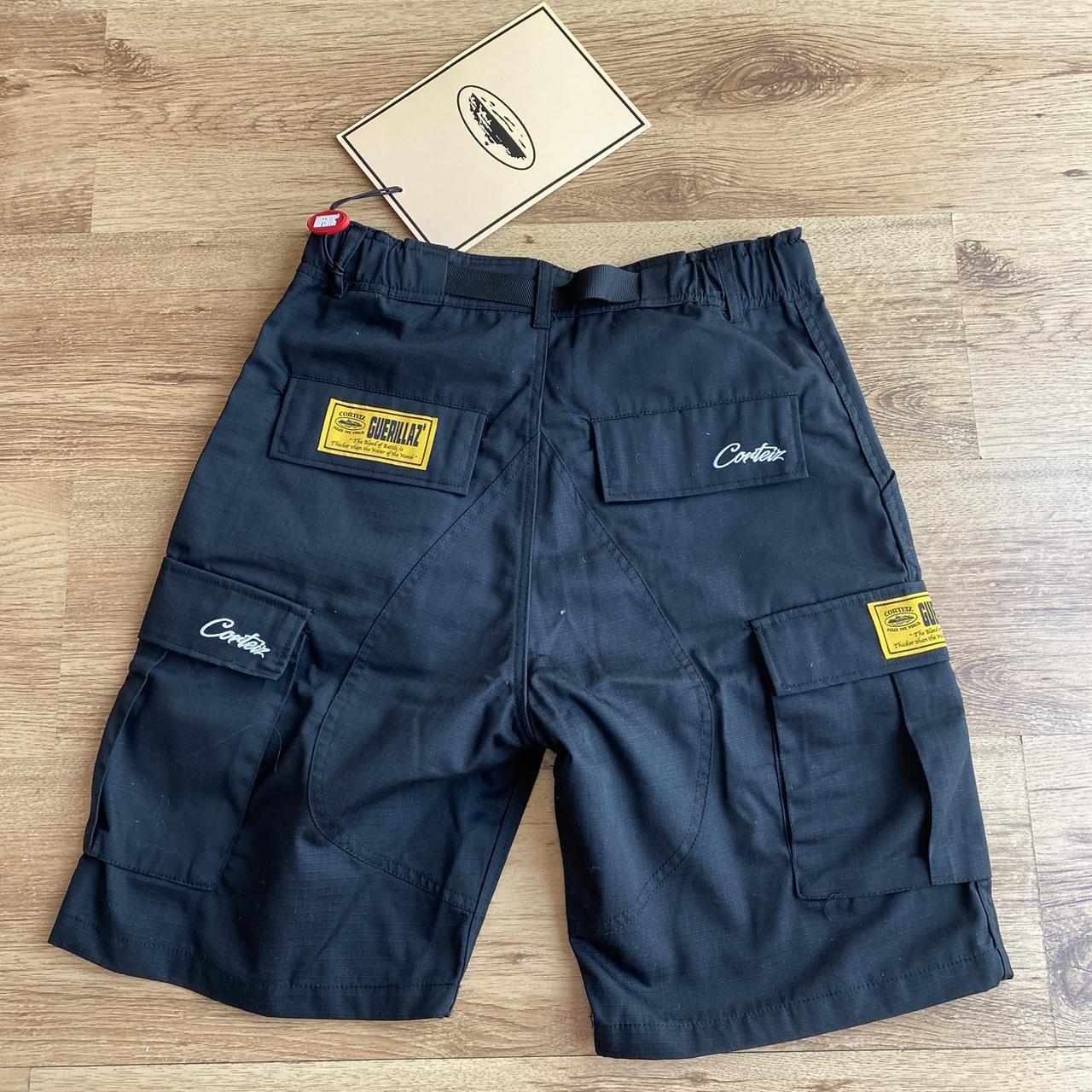 Black Cortiez Cargo Shorts Brand New With bag and... - Depop