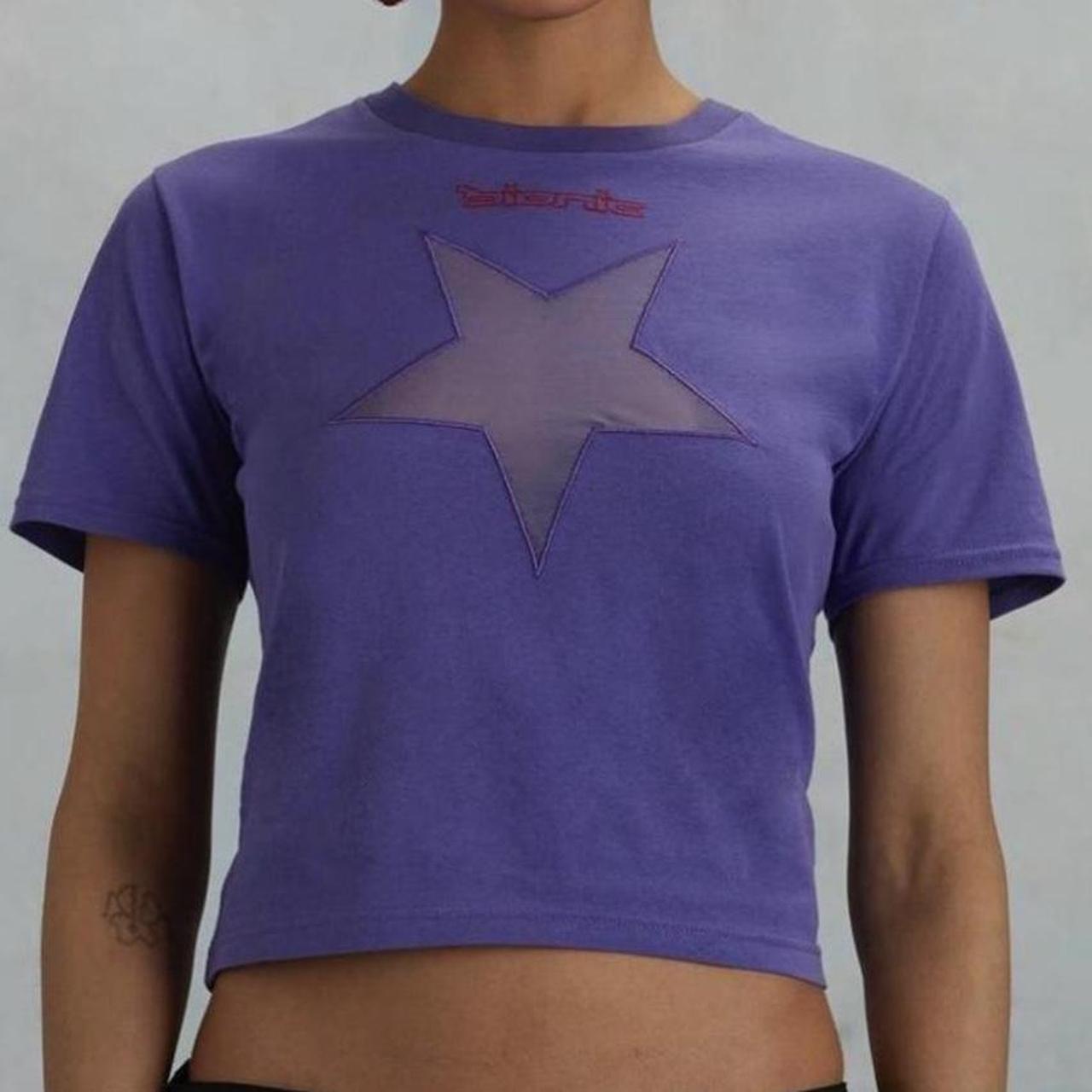 Heaven by Marc Jacobs Purple Star Mesh baby | Depop