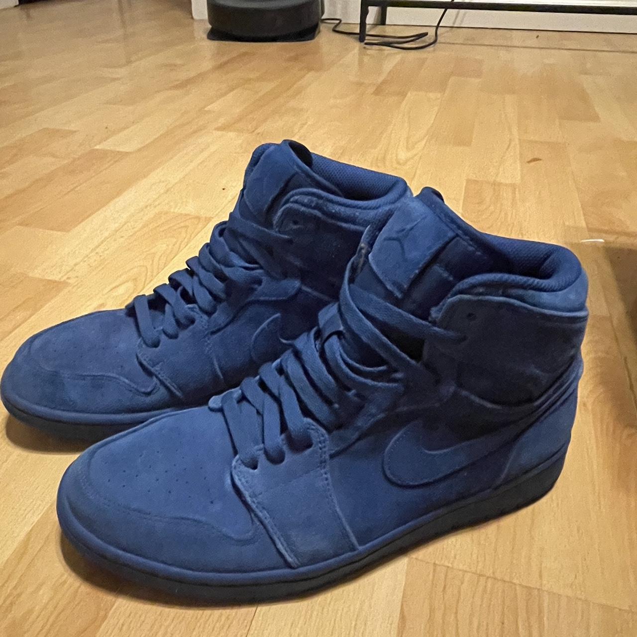 Blue suede air hot sale jordan 1