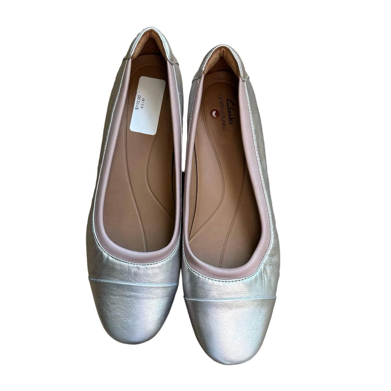 Clarks unstructured outlet ballet flats