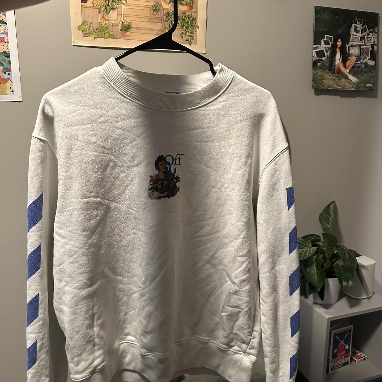 Limited Edition Authentic Off White Sweater barely. Depop